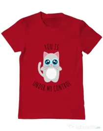Tricou ADLER barbat Under my control Rosu
