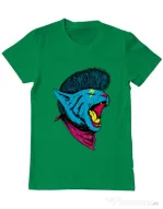Tricou ADLER barbat Cat Punk Verde mediu