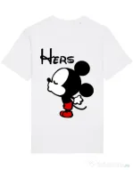 Tricou STANLEY STELLA barbat Hers Mickey Alb