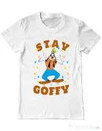 Tricou ADLER barbat Stay Goofy Alb