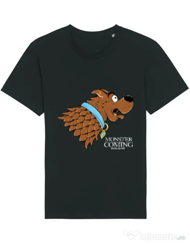 Tricou STANLEY STELLA barbat Monster is coming Negru