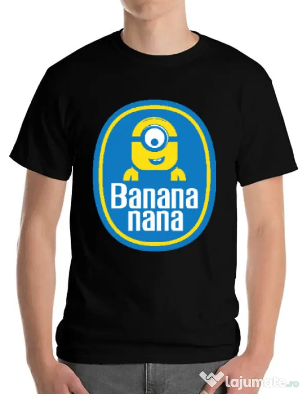Tricou ADLER barbat Bananana Negru