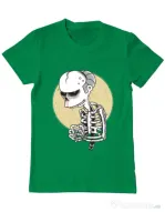 Tricou ADLER barbat Death of Grandfather Verde mediu