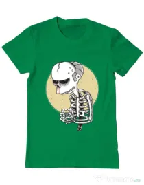 Tricou ADLER barbat Death of Grandfather Verde mediu