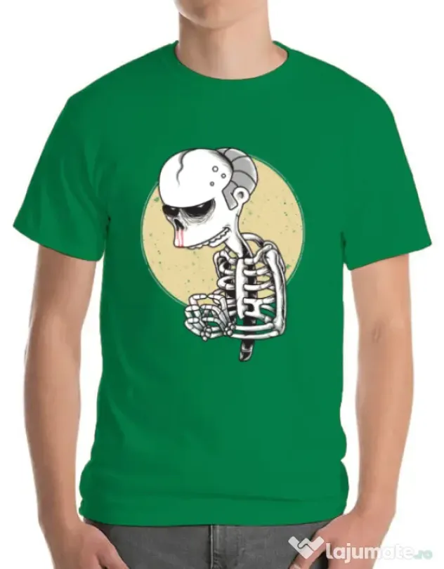 Tricou ADLER barbat Death of Grandfather Verde mediu