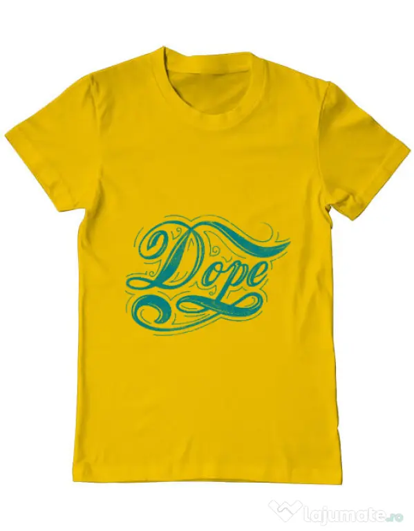 Tricou ADLER barbat Dope Galben
