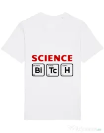 Tricou STANLEY STELLA barbat Science Bitch Alb