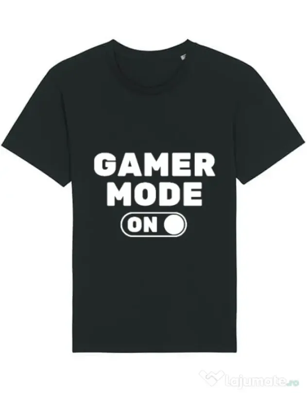 Tricou STANLEY STELLA barbat Gamer mode on Negru