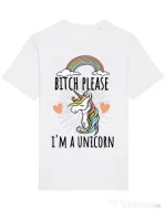 Tricou STANLEY STELLA barbat Bitch Please Alb