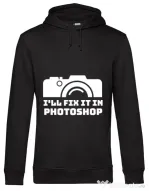 Hoodie barbat cu gluga I’ll fix it Negru