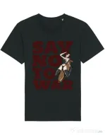 Tricou STANLEY STELLA barbat Say no to war Negru