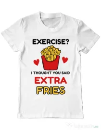 Tricou ADLER barbat Exercise extra fries Alb