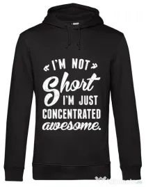 Hoodie barbat cu gluga Concentrated awesome Negru