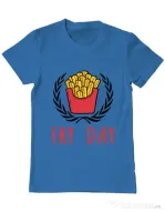 Tricou ADLER barbat Fry Day Albastru azuriu