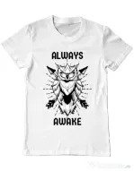 Tricou ADLER barbat Always awake Alb