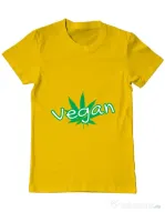 Tricou ADLER barbat Vegan Galben