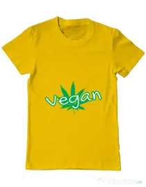 Tricou ADLER barbat Vegan Galben