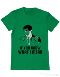 Tricou ADLER barbat If you know what i mean Verde mediu