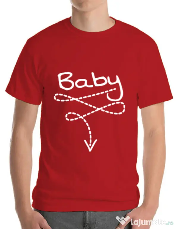 Tricou ADLER barbat Baby Rosu