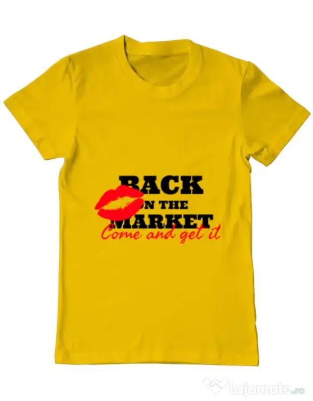 Tricou ADLER barbat Come and get it Galben