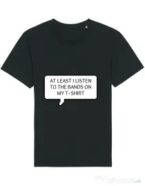 Tricou STANLEY STELLA barbat T-shirt band Negru