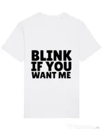 Tricou STANLEY STELLA barbat Blink if you want me Alb