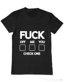 Tricou ADLER barbat Check one Negru