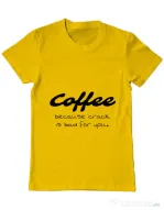 Tricou ADLER barbat Coffee Galben