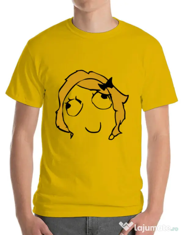 Tricou ADLER barbat Derpina Galben
