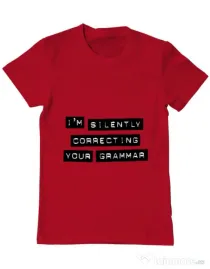 Tricou ADLER barbat Grammar nazi Rosu