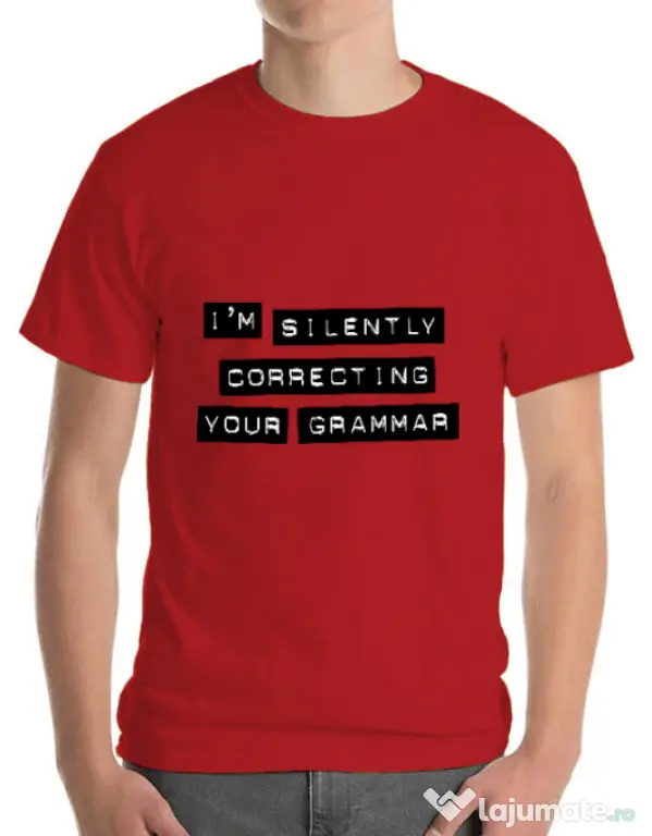 Tricou ADLER barbat Grammar nazi Rosu