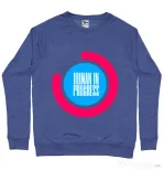 Bluza ADLER barbat Human in progress Albastru melanj