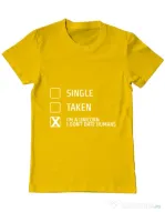 Tricou ADLER barbat I'm a unicorn Galben