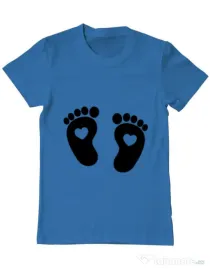 Tricou ADLER barbat Picioruse Albastru azuriu