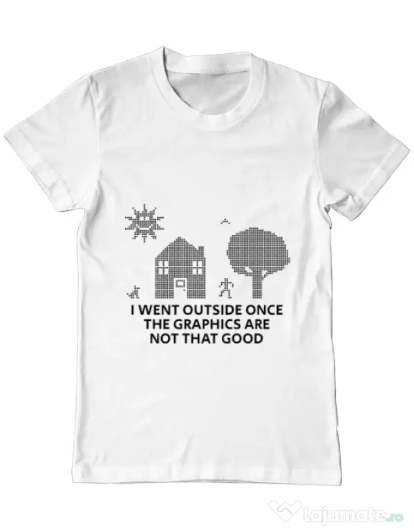 Tricou ADLER barbat Reality graphics Alb