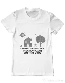 Tricou ADLER barbat Reality graphics Alb