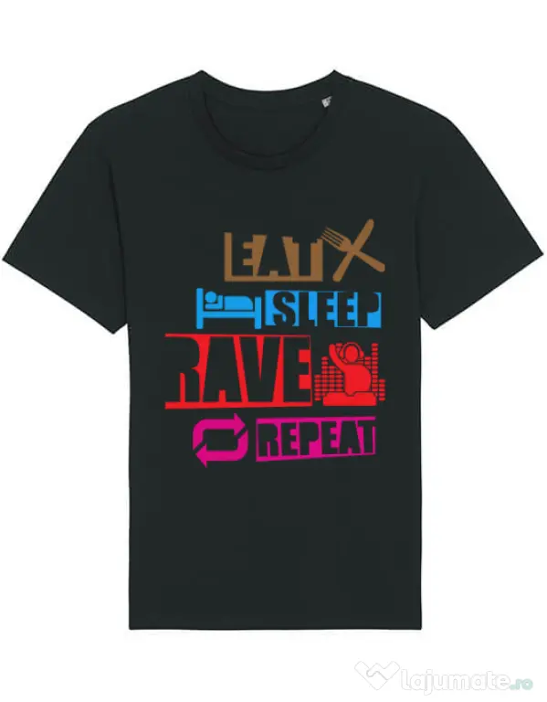 Tricou STANLEY STELLA barbat Raver Negru