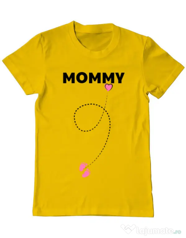 Tricou ADLER barbat Mommy Galben