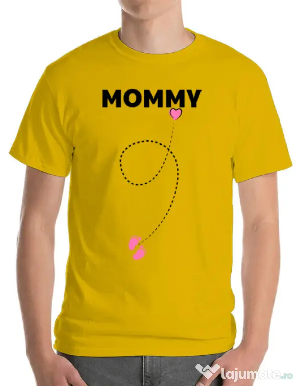 Tricou ADLER barbat Mommy Galben