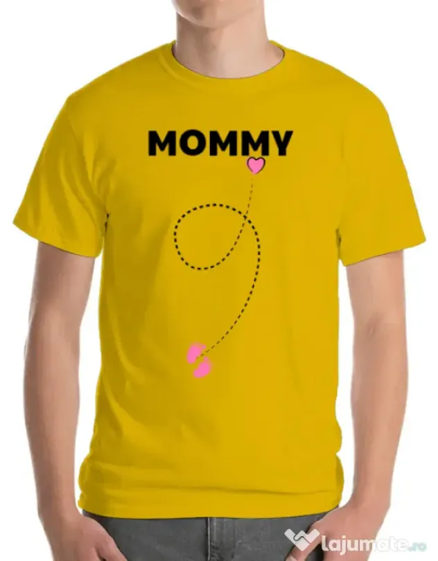 Tricou ADLER barbat Mommy Galben