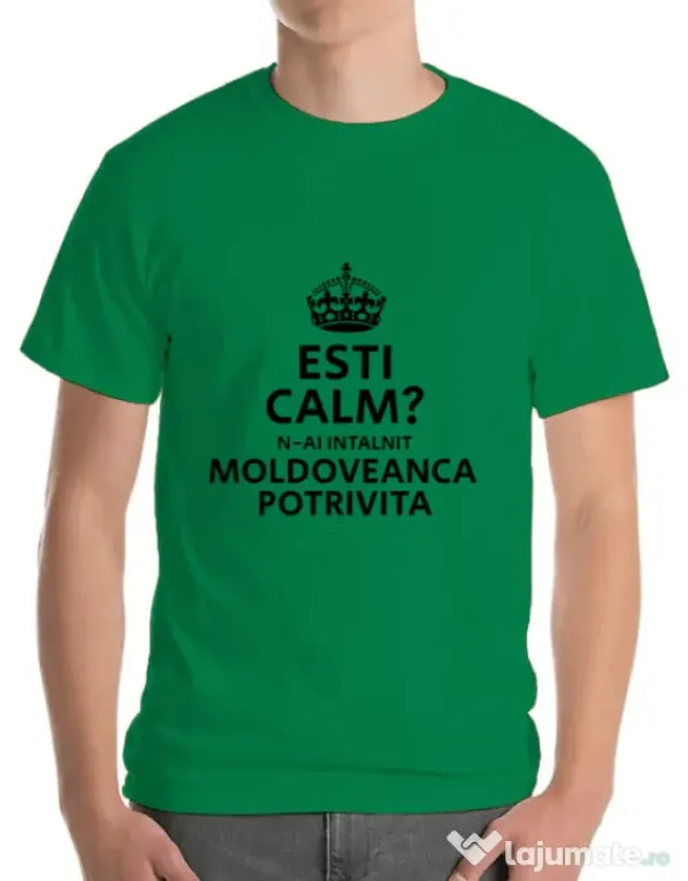 Tricou ADLER barbat Moldoveanca potrivita Verde mediu