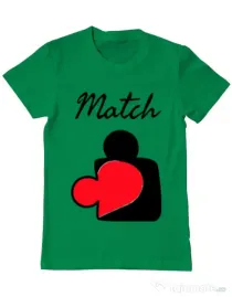 Tricou ADLER barbat Perfect match Verde mediu