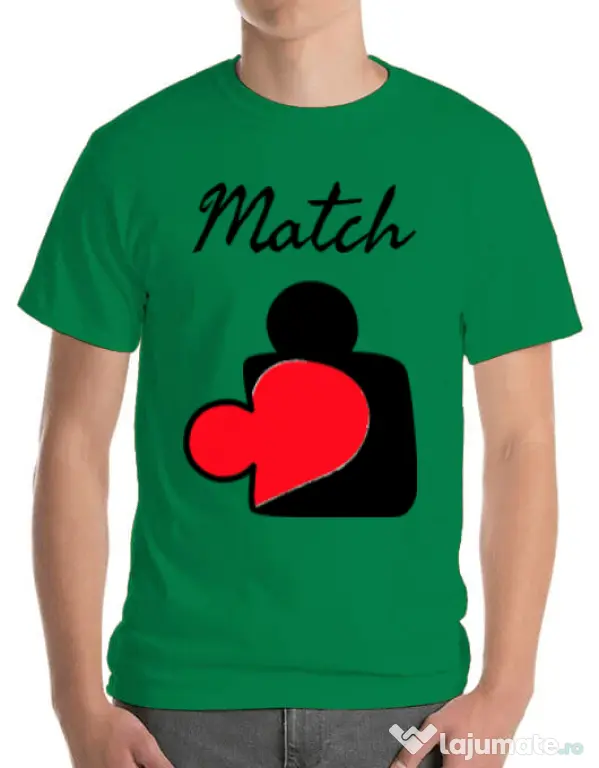 Tricou ADLER barbat Perfect match Verde mediu