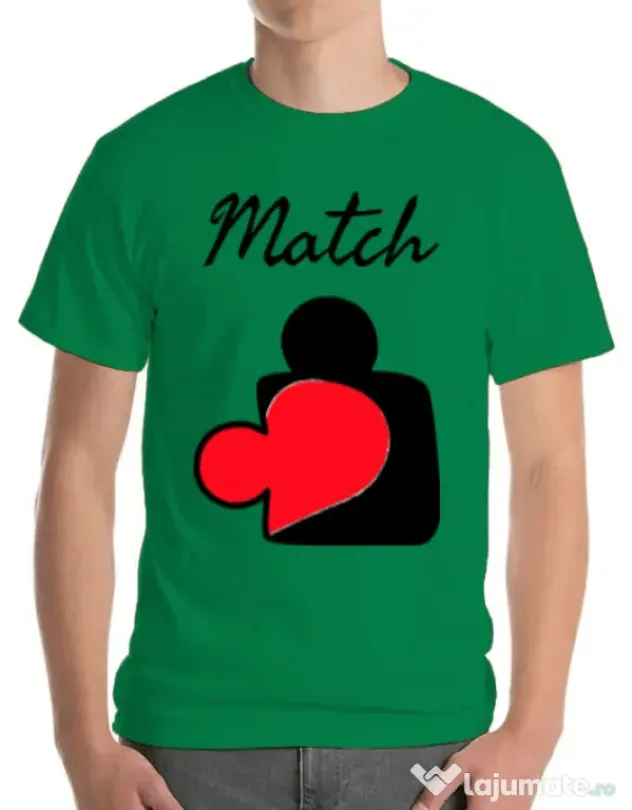 Tricou ADLER barbat Perfect match Verde mediu