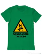 Tricou ADLER barbat Do not anger the gods Verde mediu