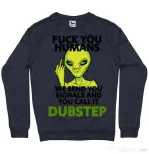 Bluza ADLER barbat Dubstep alien Denim inchis