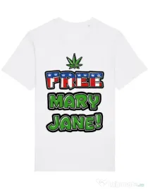 Tricou STANLEY STELLA barbat Free Mary Jane Alb