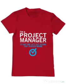 Tricou ADLER barbat Project manager Rosu