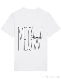Tricou STANLEY STELLA barbat I'm a cat Alb