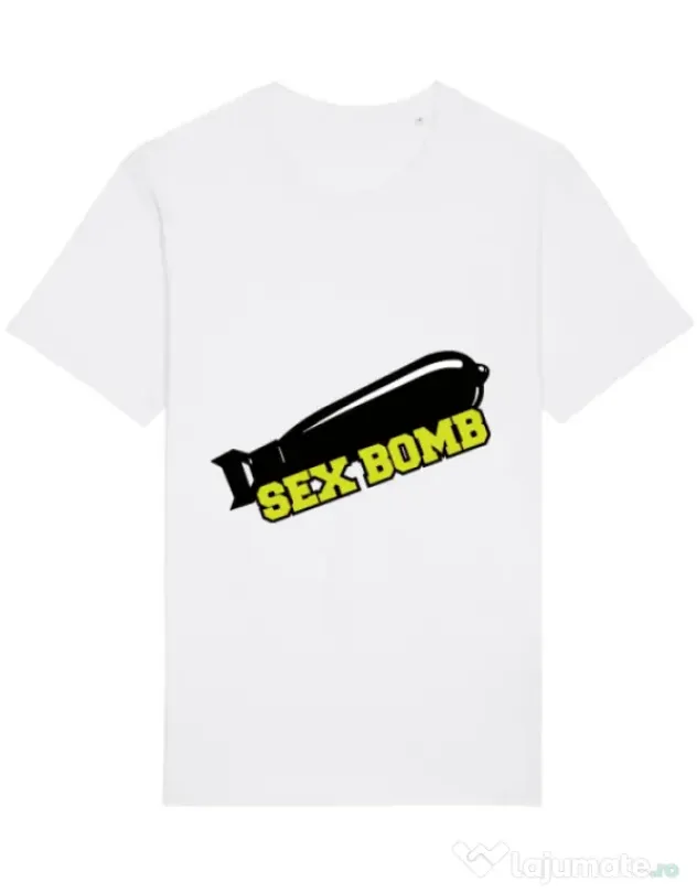 Tricou STANLEY STELLA barbat Sex bomb Alb